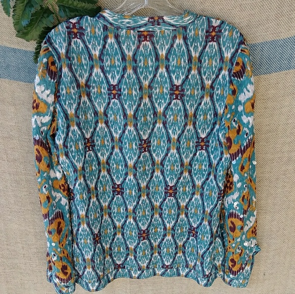 Tory Burch Multicolor Patterned Blouse - Picture 4 of 4